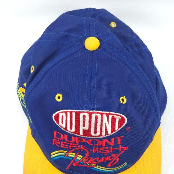 Vintage Jeff Gordon Dupont Refinish Racing Embroidered Snapback Hat NASCAR Chase - Picture 13 of 16